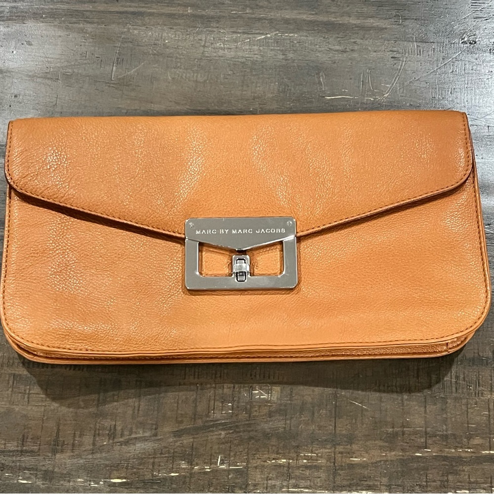 Marc by Marc Jacobs Tan Leather Clutch